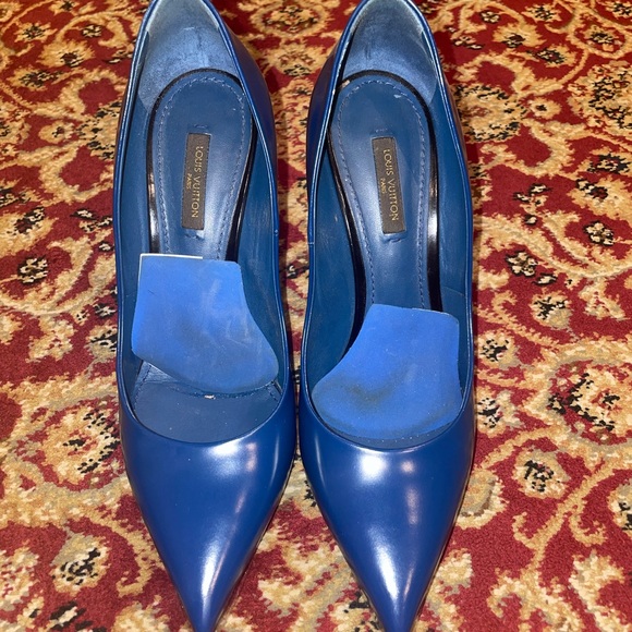 Blue Louis Vuitton Heels - Picture 1 of 5
